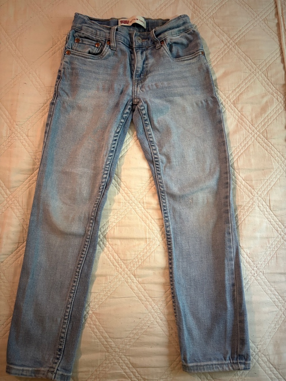 Levi's light blue straight leg jeans